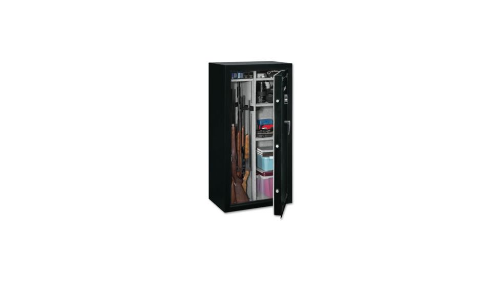 Stack-On 22-Gun, Electronic Lock, Fully Convertible, Matte Black, Medium SS-22-MB-E-DS