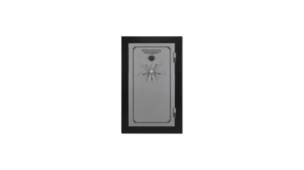 Stack-On 36-Gun with Combination Lock, Matte Black/Silver, Black/Silver, Large TD-36-SB-C-S