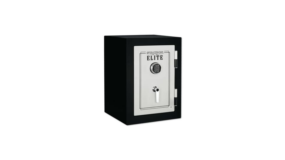 Stack-On EXECUTIVE FIRE REST.SAFE JR. ELEC. LOCK, Matte Black/Silver, Medium E-029-SB-E-DS