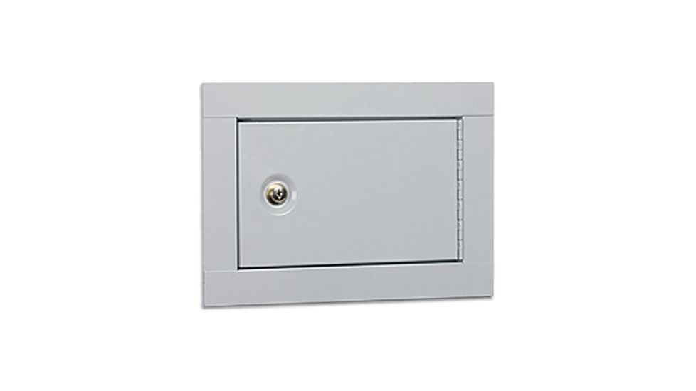 Stack-On In Wall Pistol Steel Cabinet, Small, Beige Gloss Finish IWC-11