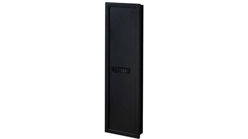USED Stack-On In-Wall Safe with Electronic Lock 55in Tall, Black, Large, PWS-1855-E, EDEMO1