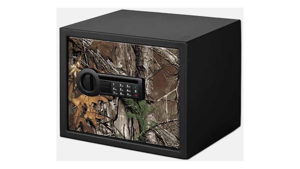 Stack-On Large Personal Safe w/Electronic Lock,1 Shelf,15x11.81x11.81in,Real Tree Xtra Camo PS-1415-RTX