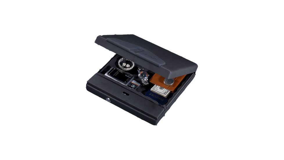 Stack-On Large Portable Case with Biometric Lock - Black, Small PC-900-B-DS