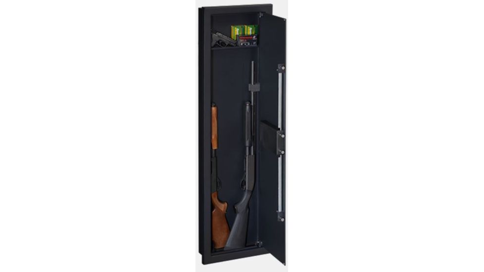 Stack-On Long Gun Wall Safe w/Electronic Lock,Matte Black PWS-1555
