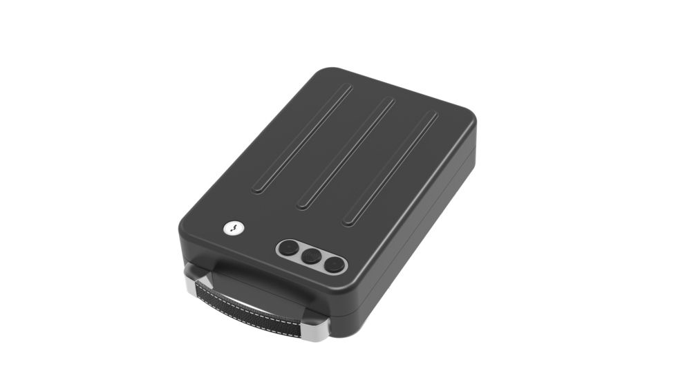 Stack-On Portable Case with Radio Frequency Access, MATTE BLACK PC-1702-RFID
