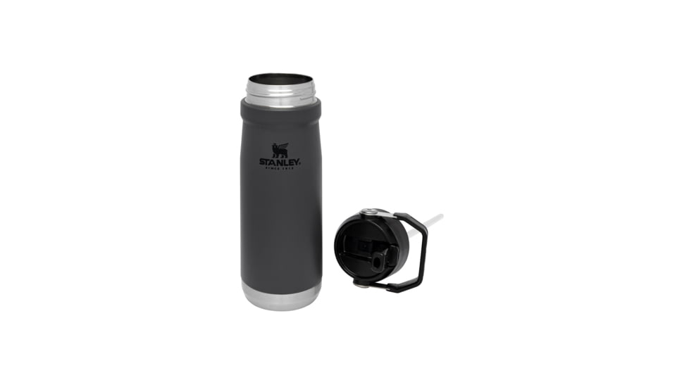 Stanley 22oz Classic Flip Straw Water Bottle, Charcoal, 10-09992-002