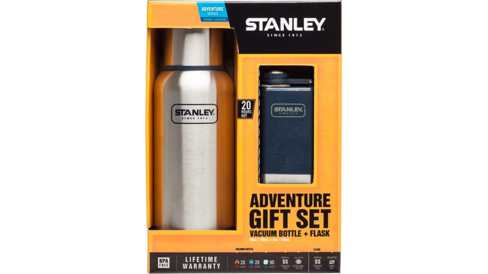 Stanley Adventure Combo Gift Set - 25 oz Bottle &amp; 5 oz Flask