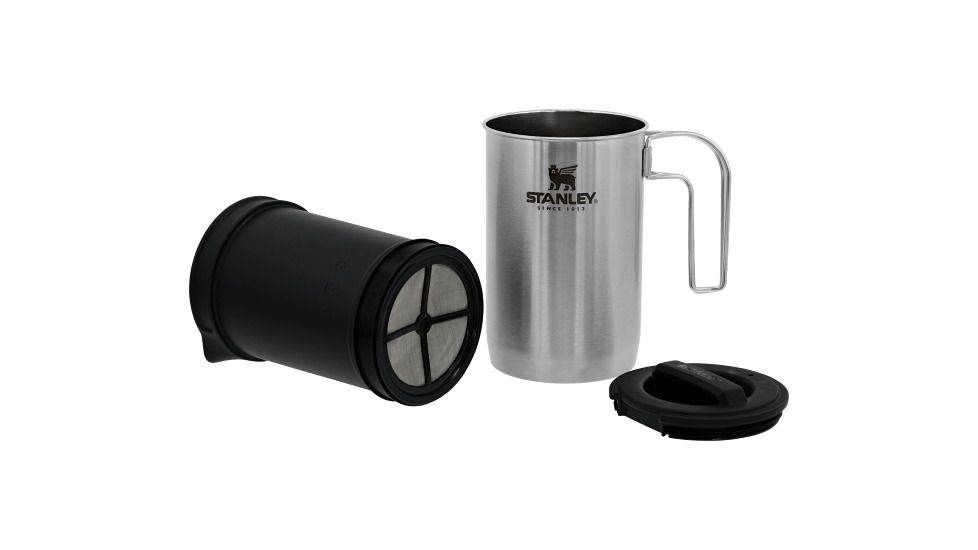 Stanley All-In-One Boil w/ Brew French Press, 32oz, Stainless Steel, 10-02345-008