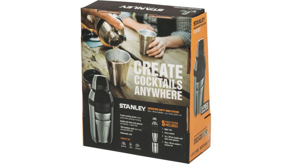 Stanley Adventure Happy Hour 2x Nesting System, Stainless Steel 10-02107-001