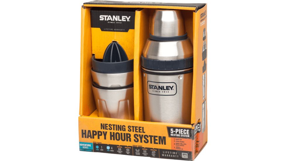 Stanley Adventure Happy Hour 2x Nesting System, Stainless Steel 10-02107-001