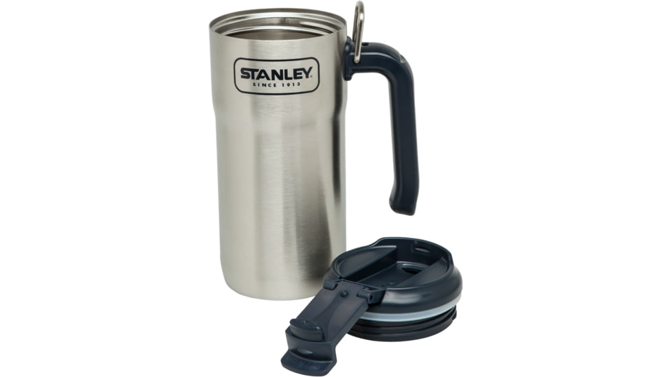 Shed,Stanley Tools Adventure Steel Travel Mug 16oz-Stainless Steel