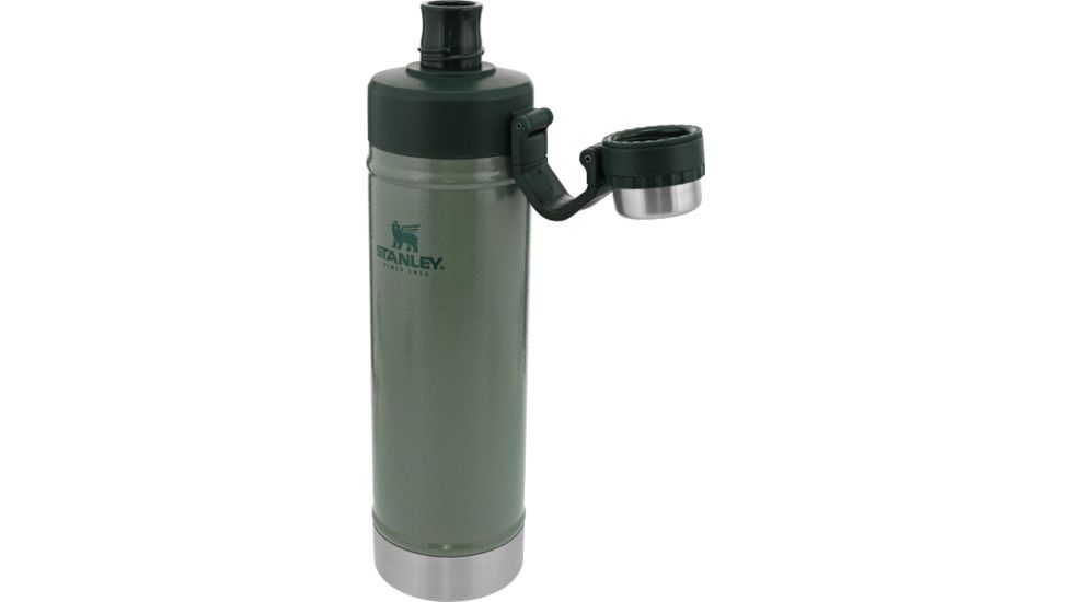 Stanley Classic Easy-Clean Water Bottle, Hammertone Green, 25 oz, 10-02286-042