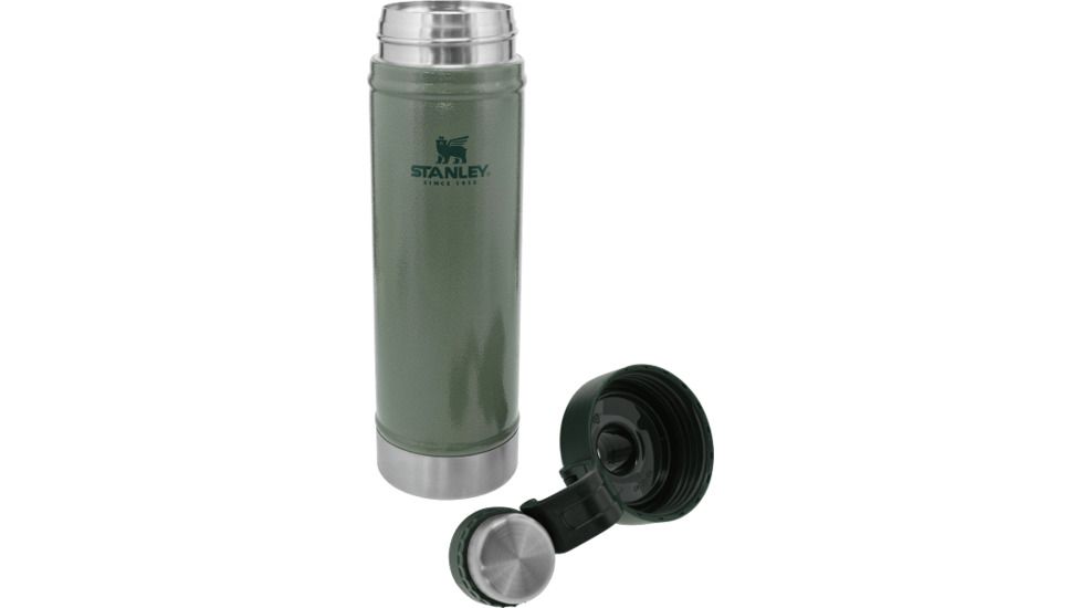Stanley Classic Easy-Clean Water Bottle, Hammertone Green, 25 oz, 10-02286-042
