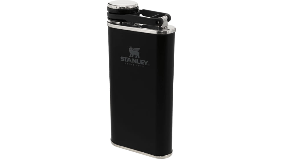 Stanley Classic Easy Fill Wide Mouth Flask 8oz-, Matte Black, 8 ounce, 10-00837-123