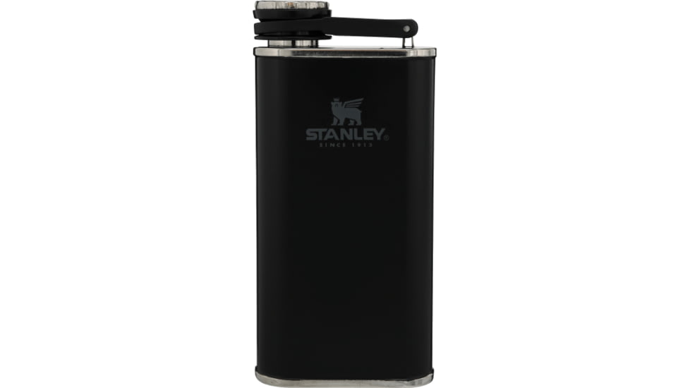 Stanley Classic Easy Fill Wide Mouth Flask 8oz-, Matte Black, 8 ounce, 10-00837-123