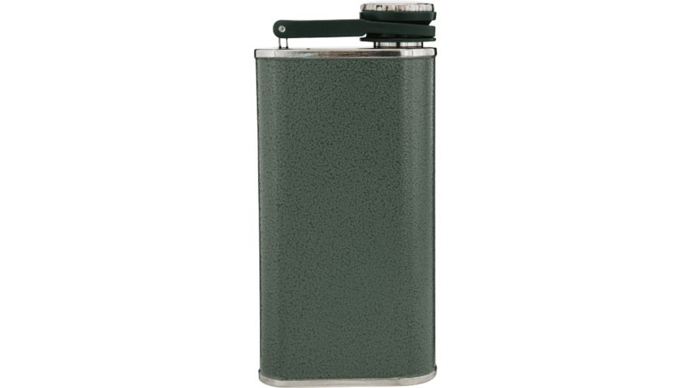 Stanley Classic Easy Fill Wide Mouth Flask, Hammertone Green, 8 oz, 10-00837-122