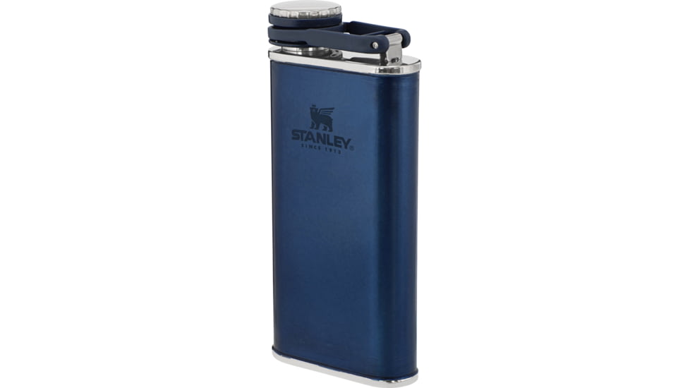 Stanley Easy-Fill Wide Mouth Flask, 8Oz, Bpa-Free, 18/8 SS Construction, Blue, 10-00837-125