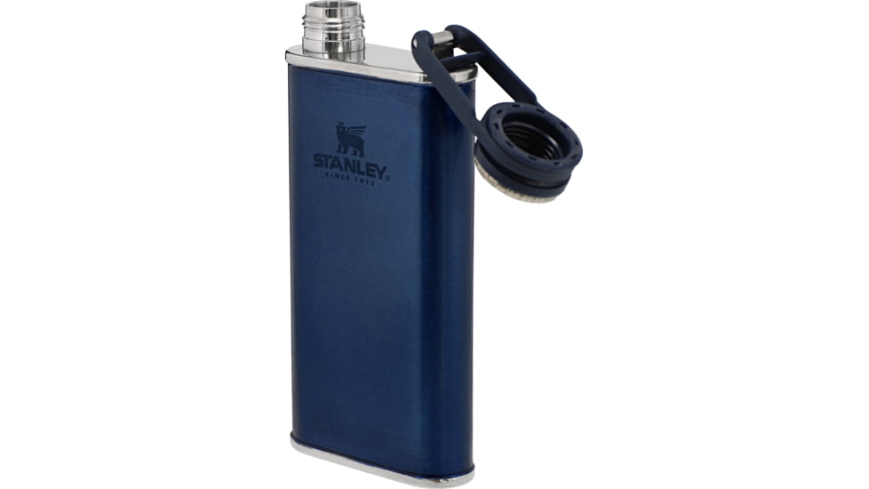 Stanley Easy-Fill Wide Mouth Flask, 8Oz, Bpa-Free, 18/8 SS Construction, Blue, 10-00837-125