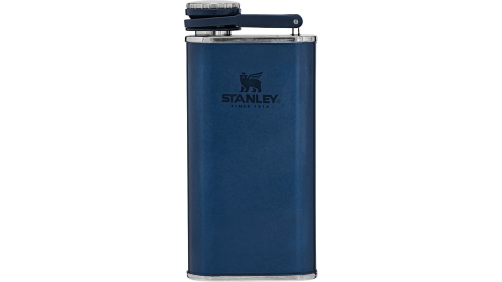 Stanley Easy-Fill Wide Mouth Flask, 8Oz, Bpa-Free, 18/8 SS Construction, Blue, 10-00837-125