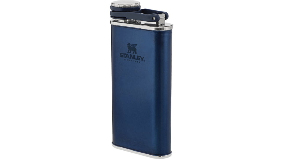 Stanley Easy-Fill Wide Mouth Flask, 8Oz, Bpa-Free, 18/8 SS Construction, Blue, 10-00837-125