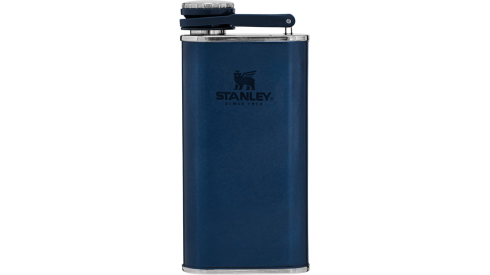 Stanley Easy-Fill Wide Mouth Flask, 8Oz, Bpa-Free, 18/8 SS Construction, Blue, 10-00837-125