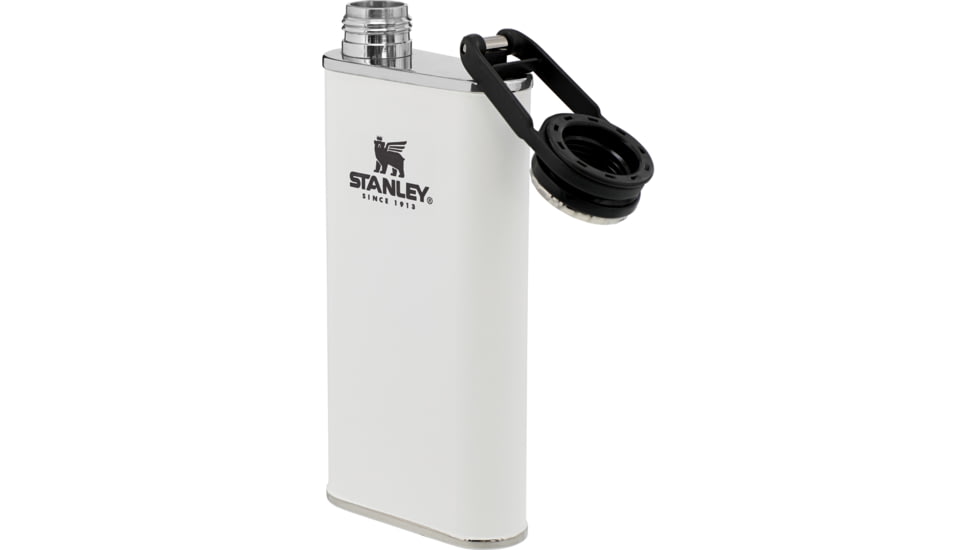 Stanley Easy-Fill Wide Mouth Flask, 8Oz, Bpa-Free, 18/8 SS Construction, White, 10-00837-124
