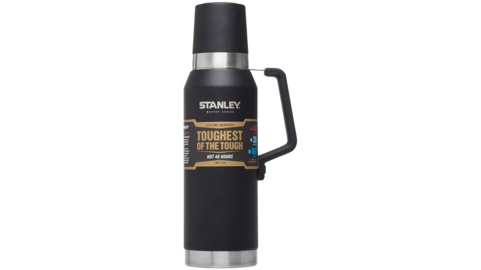 Stanley Master Unbreakable Thermal Bottle, 1.4qt, Foundry Black 10-02659-014