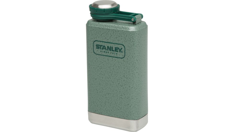 Stanley PMI Adventure Ss Flask - 5 Oz, Hammertone Green, 10-01695-001