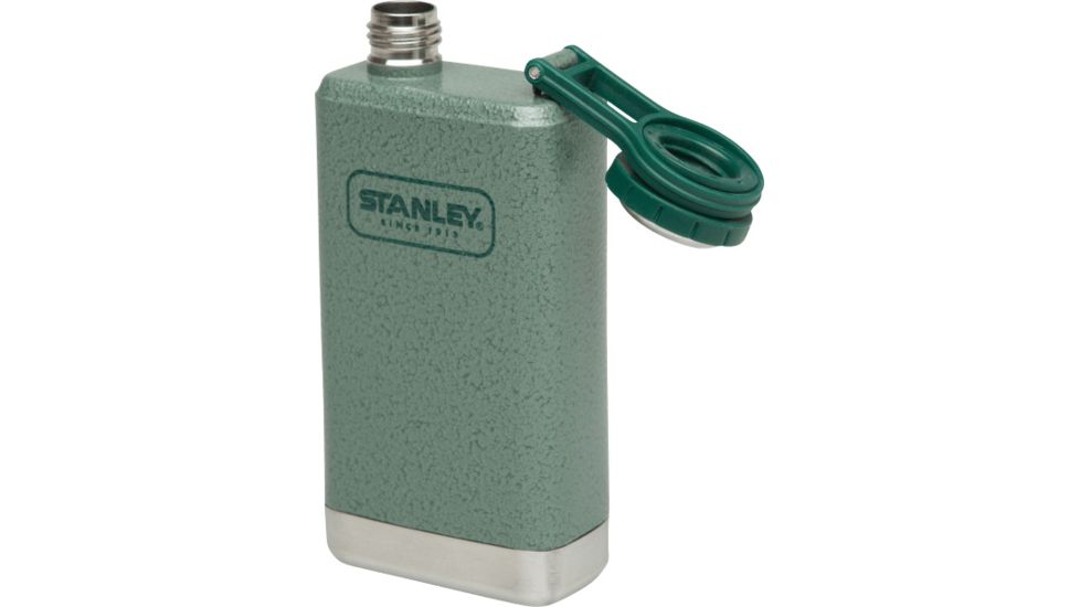 Stanley PMI Adventure Ss Flask - 5 Oz, Hammertone Green, 10-01695-001