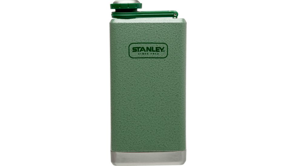 Stanley PMI Adventure SS Flask - 8 Oz, Hammertone Green, 10-01564-001
