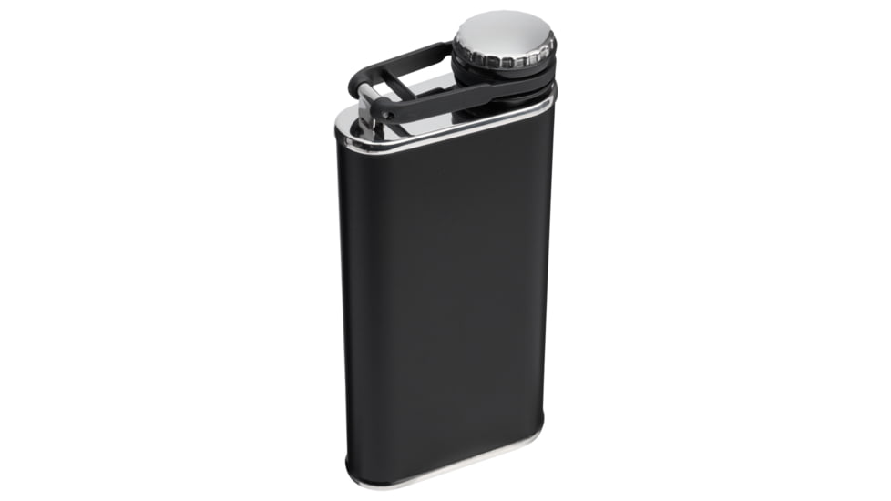 Stanley The Easy Fill Wide Mouth 8 oz Flask, Black 2.0, 8 oz / 0.23 L, 10-00837-346