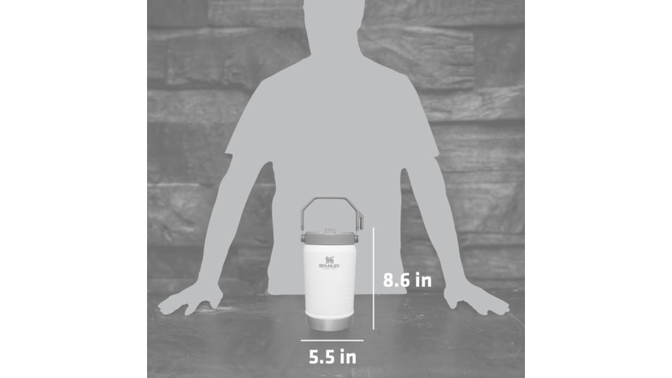 Stanley The IceFlow 40oz Flip Straw Jug, Fog, 40 oz, 10-09996-069