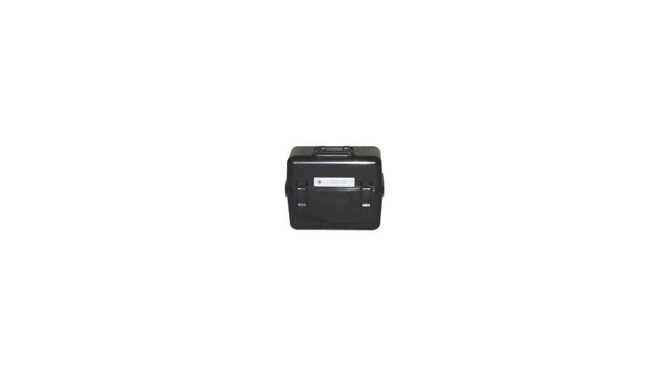Star Light Cases 10Dx6Wx12L with Lid Divider and Brackets Installed, Black