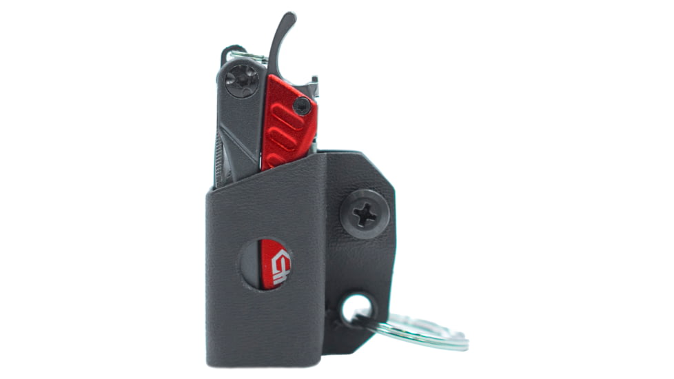 StatGear Kydex Keychain Sheath for Gerber Dime &amp; Leatherman Squirt, Black, GDIME-BLK