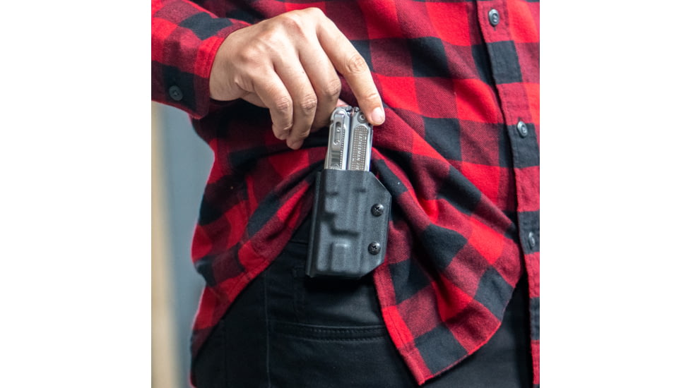 StatGear Kydex Sheath for Leatherman Free P2, Black, LP2-BLK