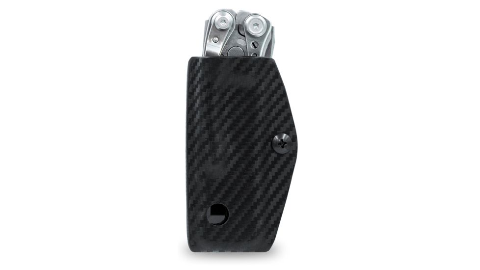 StatGear Kydex Sheath for Leatherman Skeletool Models, Carbon Fiber Black, LSKEL-CF-BLK