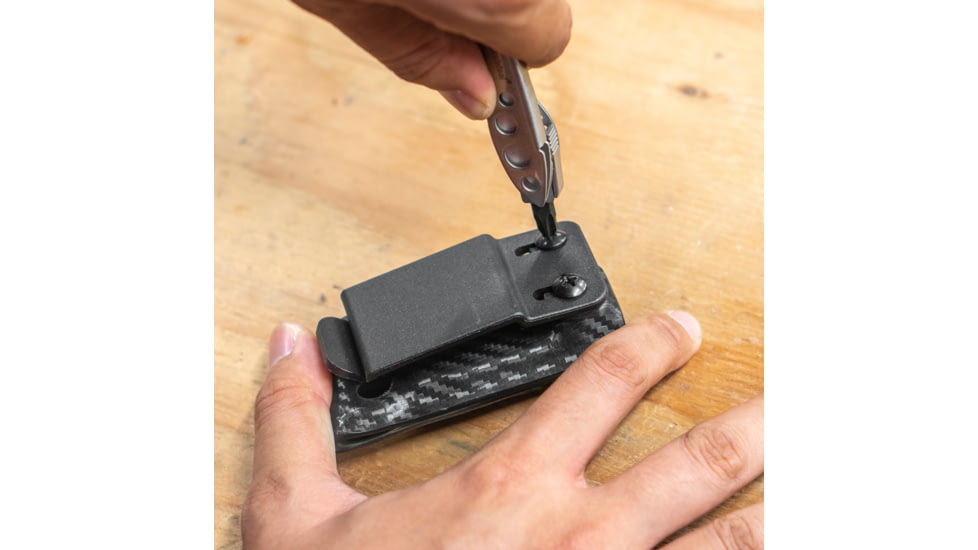 StatGear Kydex Sheath for Leatherman Skeletool Models, Carbon Fiber Black, LSKEL-CF-BLK