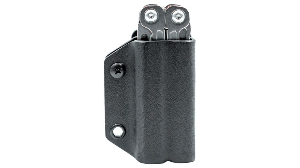 StatGear Kydex Sheath for Leatherman Wingman &amp; Sidekick, Black, LWING-BLK