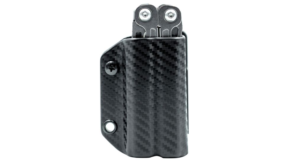 StatGear Kydex Sheath for Leatherman Wingman &amp; Sidekick, Carbon Fiber Black, LWING-CF-BLK