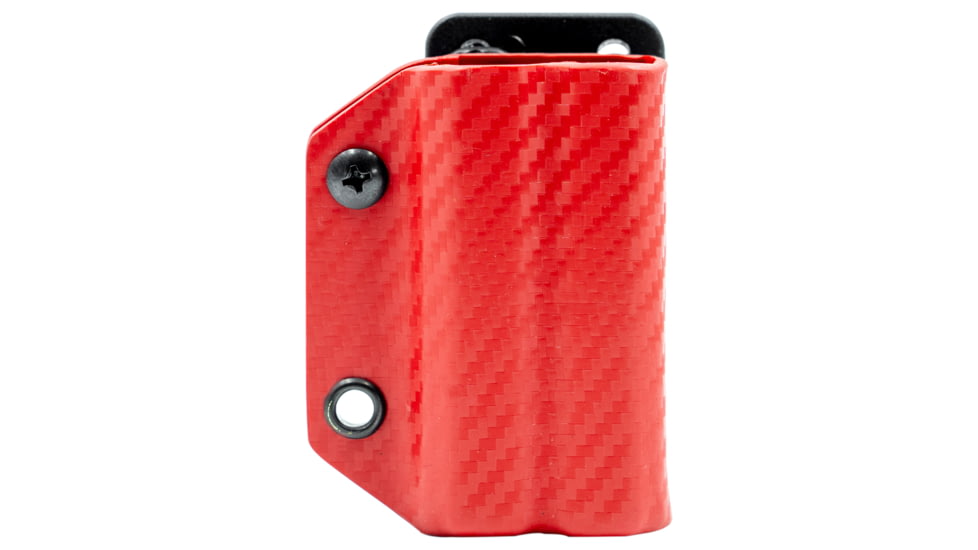 StatGear Kydex Sheath for Leatherman Wingman &amp; Sidekick, Carbon Fiber Red, LWING-CF-RED