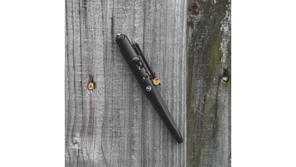 StatGear Skrawl Bolt-Action Tactical Pen, Black, SKRAWL