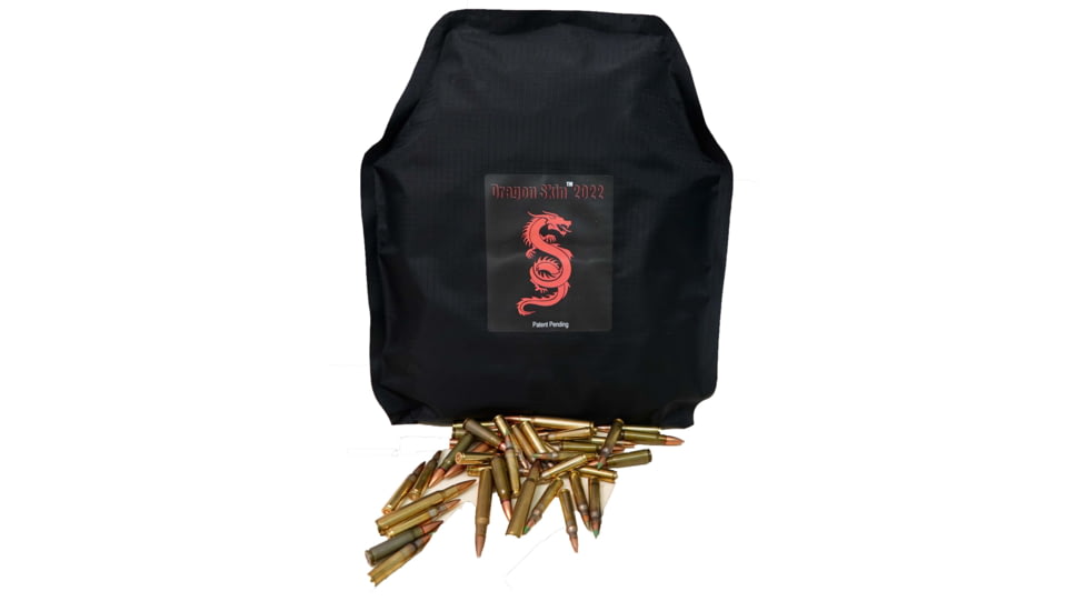 Stealth Armor Systems Dragon Skin 2022 SiC Flex Plate, Black, Sm SAPI 8.75 x 11.75, DS22T1P-SiC-ICW3FP1