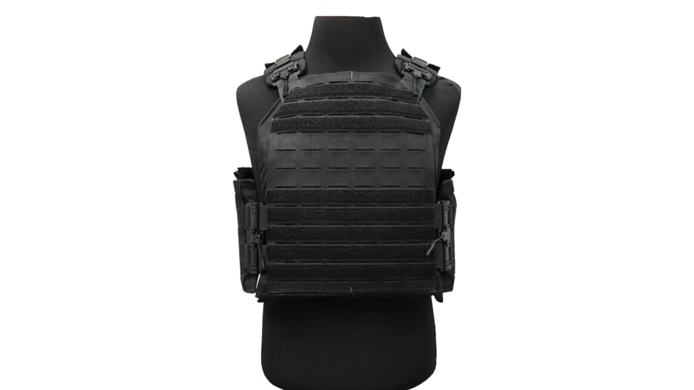 Stealth Armor Systems Velox Plate Carrier Optimized SAPI, Black, Large, VLX-PC-LG-BLK-OP