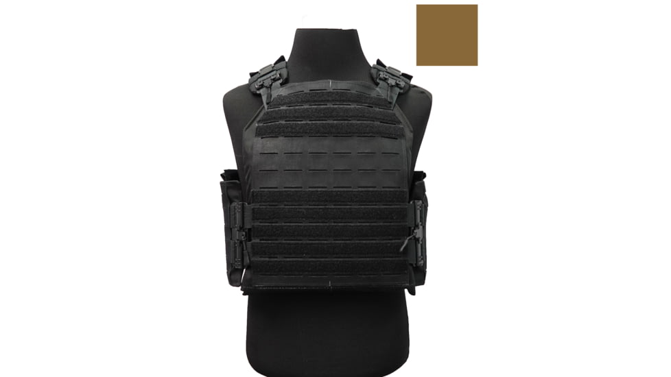 Stealth Armor Systems Velox Plate Carrier Optimized SAPI, Coyote Brown, Xlarge, VLX-PC-XL-CB-OP