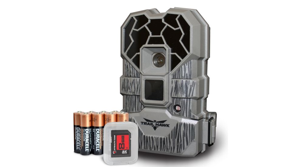 Stealth Cam Trail Hawk 16 Megapixel HS Trail Camera w/36 No Glo IR Emitters, Uses 8 x AA, Mossy Oak Camo, STC-TH36NG
