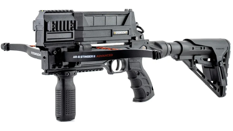 Steambow AR-Series M10 Tactical Crossbow, 75 lb, Black, 708