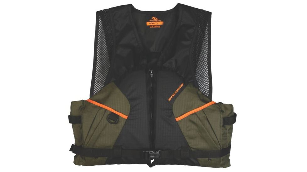 Stearns 2220 Comfort Fishing Life Vest, Green, 2XL, CM1011410002-22