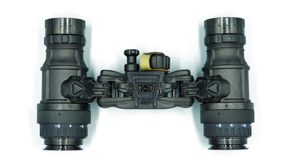 Steele Industries DTNVS Dual Tube Night Vision Goggle, L3 20UA Unfilmed White Phosphor, Matte Black, DTNVS-L3-20UA-WP