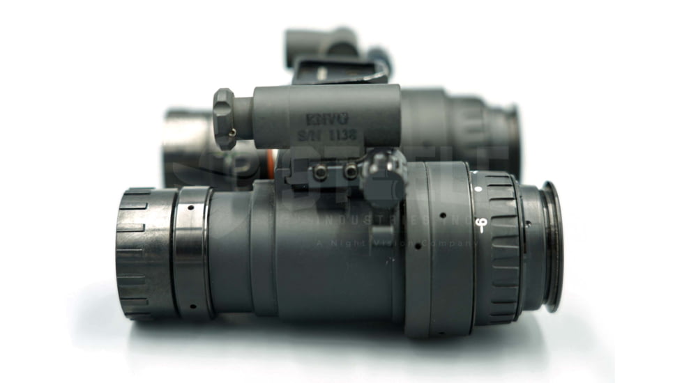 Steele Industries RNVG Ruggedized Night Vision Goggle, LEMO Elbit Thin Filmed Green Phosphor Com Spec, Anodized Matte Black, RNVG-B-123-AP-ELBIT-F9800XLSH