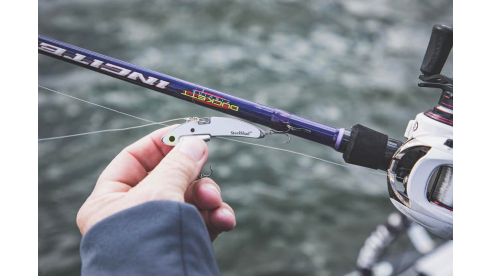 SteelShad Mini, 2 Pack, 1/4 Oz, Silver/Chrome, SSL-10075